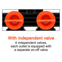 Divisoria De Válvula 3/4" Conector Para Riega Distribuidor 4 Caminos Divisores De Tubo Para Conectores De Agua Y Taps - details 3