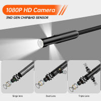 Cámara De Endoscopio Industrial VISHRT De 4.3 Pulgadas IPS Con Lente Dual/Triple Cable Rígido Para Inspección De Tubos Y Piping - details 2