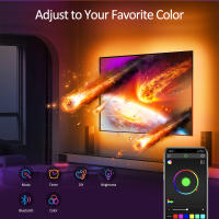 Nexillumi LED Strip Lights 1M-15M Luz De Fondo Para TV RGB Controlado Por APP Y Sincronizado Con La Música USB Powered Para TV De 22-85 Pulgadas - details 2