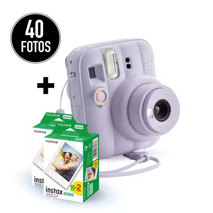PACK Cámara instantánea INSTAX MINI 13 + 40 PELÍCULAS INSTAX MINI-FUJIFILM - 1