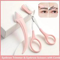 Juego De Afeitadora De Cejas Curva Cuchillo Para Cejas Peinado Y Tijeras Fáciles Herramientas De Belleza Para Principiantes - details 0