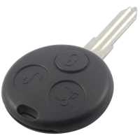 Ociodual Carcasa de llave inteligente mando a distancia con 3 botones para coches Smart Negra - details 4