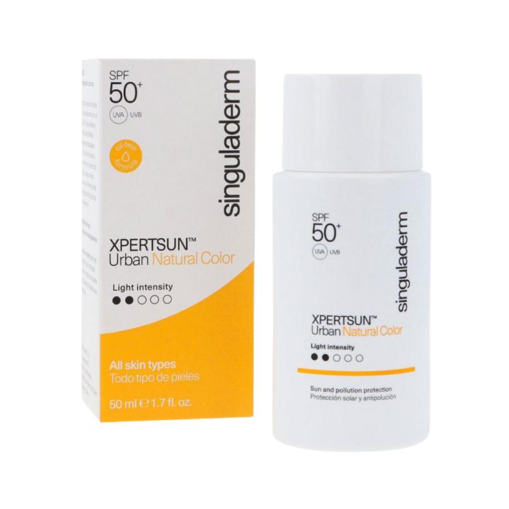 🎀Singuladerm-XPERTSUN URBAN Color Natural Claro SPF50+ | Protector Solar Facial Diario con Color Claro | Emulsión… — oferta en Miravia