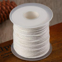 Roll De Alambre De Vela Blanca Para DIY Y Fabricación De Velas 200 Pies 61M Material De Algodón Suministros Para Fabricar Velas - details 3