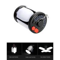 Lámpara De Camping LED Con Hojas Iluminación Exterior Emergencia Solar Recargable USB Para Acampar Pesca Viajes - details 9