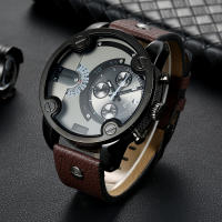 Reloj De Hombre CAGARNY 6819 Estilo Casual Moda Cuero Resistente Al Choque Con Fechador Pantalla Grande Impermeable - details 0