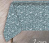 Mantel antimancha impermeable con diseño de flores. - details 0