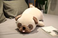 Muñeco De Peluche De Pug Lindo Para Niños Y Niñas Regalo De Navidad O Cumpleaños Almohada De Sueño Animal Kawaii Tamaño 55-90 Cm - details 3