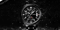 Reloj De Pulsera Deportivo Para Hombre SINOBI Lujo Acero Inoxidable Impermeable Cronógrafo Luminoso Calendario Completo Resistente Al Choque Montre Homme - details 16