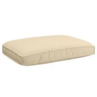 Cojín para Exterior vidaXL Beige Algodón 120 x 12 x 80 cm - details 1