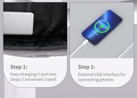 Mochipa de viaje Avion Cabin with USB 46cm * 30cm * 16-26cm - details 7