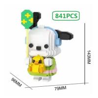 Juguetes De Construcción De Anime Cartoon Blocos De Monstruos Educativos Para Niños Regalo De Navidad Bloques De Plástico PVC Tamaño Micro Sin Baterías - details 2