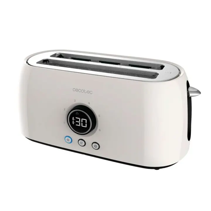 ClassicToast 15000 Beige Extra Double. (4 Tostadas, Beige) Tostador Vertical Digital Cecotec - 1