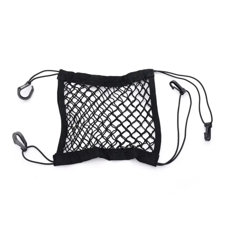 Red De Equipaje Para Motocicleta Con 4 Gancho Alta Calidad Malla Ajustable Para Tanque De Combustible Accesorio De Bicicleta - 1