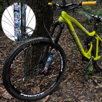 Pegatina 3D Para Bicicleta Reutilizable Protector De Ruedas Y Manillar Resistente a Rasguños Decoración Para Montaña Y Carretera - details 1