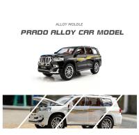 Modelo De Coche De Escala 1:24 TOYOTA Land Cruiser Prado Deportivo SUV De Aleación Con Retroceso Pull Back Luz Y Sonido Regalos Para Niños Colección A174 - details 1