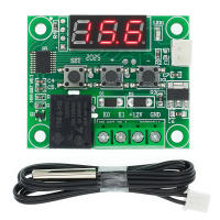 Interruptor De Temperatura Thermostat Rojo DC 12V Controlador De Temperatura Con Cable NTC W1209 Para Electrónica Y Componentes - details 2