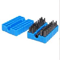 Juego De 33 Piezas De Bits De Seguridad Con Soporte De Extensión Magnético Incluye Bits Resistente Al Robo Hexágono Métrico Y Estrella - details 2