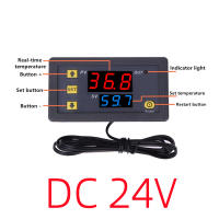 Termostato Digital Con Pantalla LED Control De Temperatura 20A DC 12V/24V AC110-220V Instrumento De Calor Y Enfriamiento Para El Hogar - details 6