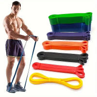 Banda De Resistencia De Latex Stretch Para Fitness Bandas De Ejercicio Pullup Cordón De Estiramiento TPE Unidad De Venta 1 PC - details 0