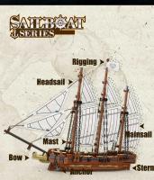Bloques De Construcción Clásica Para Barco De Sails MOC Retro Yate Modelo DIY Barco Pirata Juguetes De Vessel Para Niños Regalos De Navidad - details 8