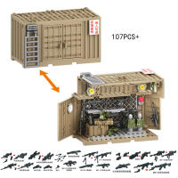 Bloques De Construcción Militar WW2 World War 2 Para Niños Soldados De La Policía SWAT Base De Cannon Arma De Juguetes Compatible Con Lego ABS Sin Batería - details 5