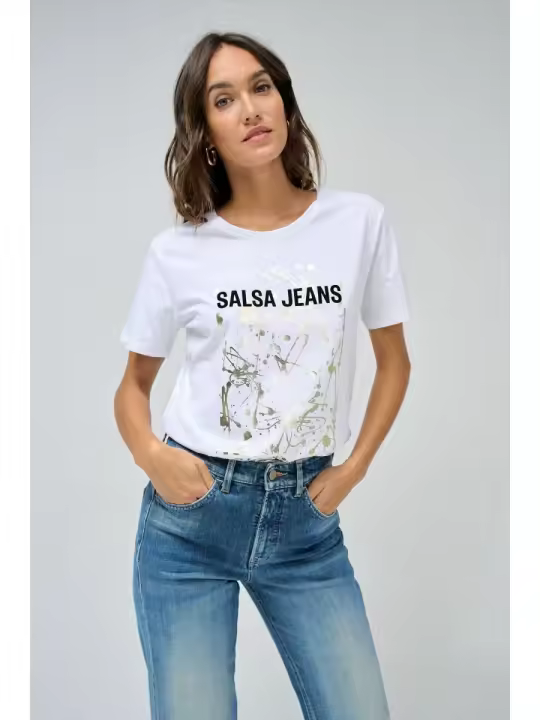 Salsa Camisetas de chica 21008928 BLANCO - 1