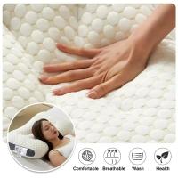 Almohada De Cuello Ortopédica Para Dormir SPA De Fibra De Soja Protege El Cuello Rectangular Anti-estática Para Descanso - details 2