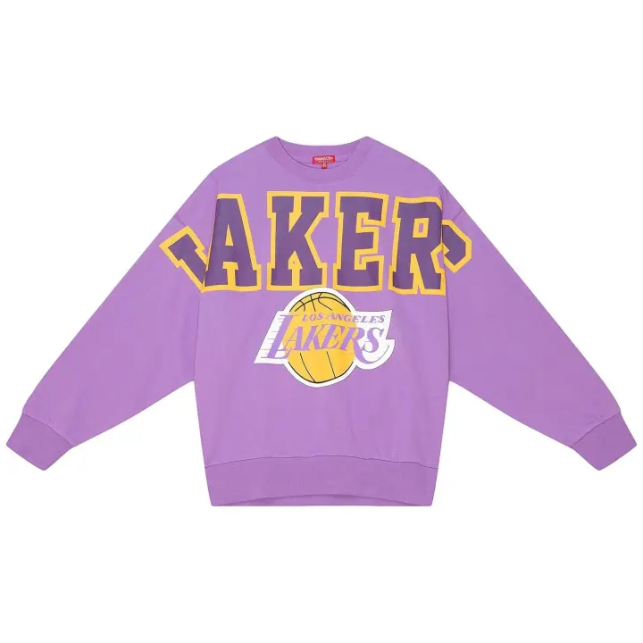 Sudadera Mitchell & Ness Women´S Logo Lt Fleece Los Angeles Lakers - 1