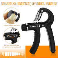 Entrenador De Fuerza De Mano Ajustable De 5-60Kg Con Exercitador De Dedos Para Construcción Muscular Y Recuperación De Lesiones - details 4