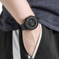 Reloj Digital Para Hombre LED Deportivo Reloj Militar Con Alarma Y Luz Luminosa Resistente Al Choque Y Al Agua Multifuncional Material De Correa De Silicona - details 11