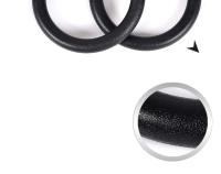 Anillos De Gimnasia Ajustables De 28mm ABS Para Entrenamiento De Fuerza Corporal Crossfit Ejercicio De Pull-up Negro - details 1
