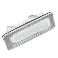 2Pcs Luz De Placa De Matrícula LED Blanco ABS Para Smart Fortwo Coupe Cabrio 450 451 Luz De Número De Placa De Coche - details 9