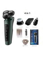 Afeitadora Eléctrica 9D Para Hombres Recargable Impermeable Trimmer De Rotación Para Uso Seco Y Húmedo Batería Recargable - details 6