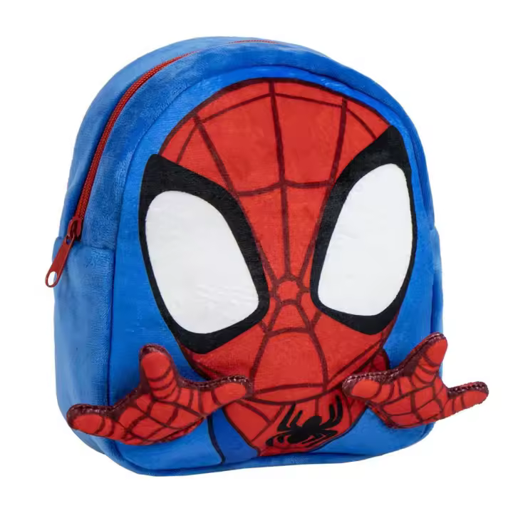 Mochila Guarderia Personaje Peluche Spidey 18.0 X 22.0 X 4.0 Cm (Cerdá 2100005830) - 1