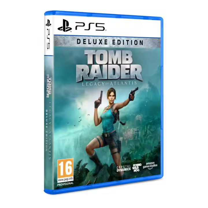 TOMB RAIDER LEGACY OF ATLANTIS DELUXE EDITION PS5 - Precintado - Pal España - Sony - Plaion - Crystal Dinamics - Aventura - Lara Croft - PREVENTA - Lanzamiento 10/02/2027 - 1