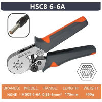 Herramienta De Crimpado De Terminales Ferrules Mini Pinzas Eléctricas HSC8 6-4/6-6(0.25-10mm²/0.25-6mm²) Conexión De Cable Reparación Pinza - details 2