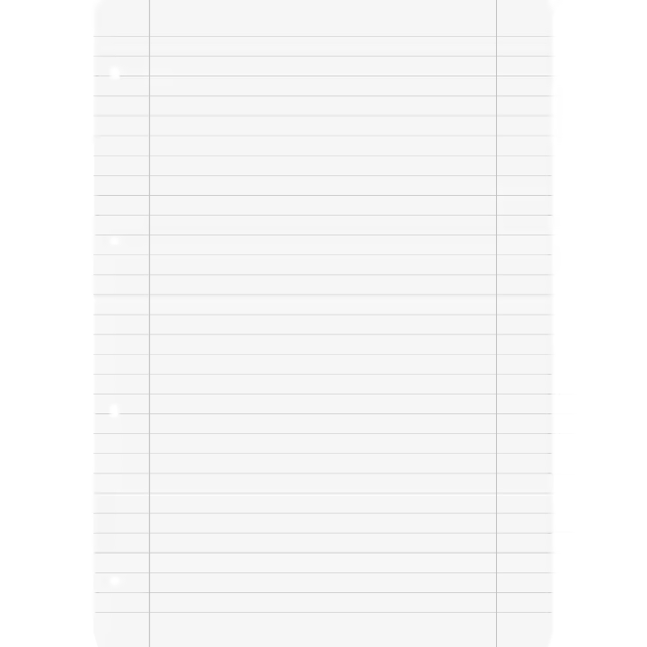 Pack 2 Recambio A4 90 g/m² Cada una de 100 Hojas con 4 Taladros – Disponible en Pauta 3,5 mm con Margen Doble Línea,1 Linea o Cuadriculado, Papel Extra Blanco Resistente para Carpeta Anillas, Colegio, Instituto y Oficina - 1