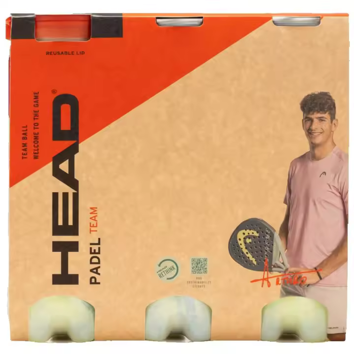 Tripack botes de pelotas Head Padel Team - 1