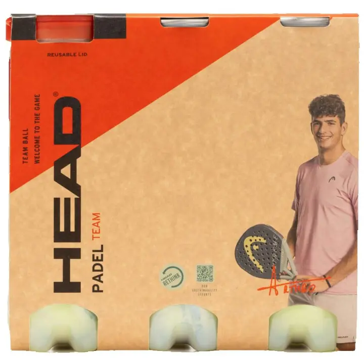 Tripack botes de pelotas Head Padel Team - 1