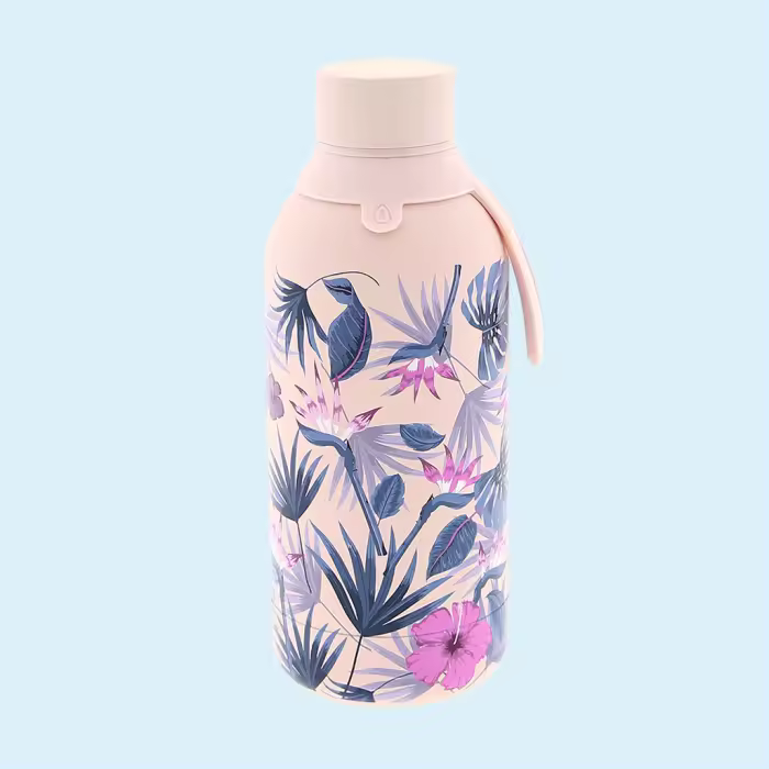 AUREA BOTELLA TERMICA ADULTO 500ML PINK EXOTIC FLORAL - 1
