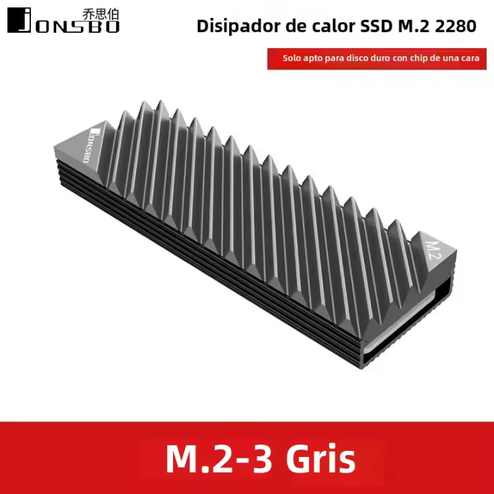 JONSBO M.2 2280 Disco Duro De Estado Sólido Con Disipador De Calor De Aluminio Y Parche Térmico Para PC De Escritorio Accesorios Térmicos - 1
