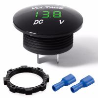 Voltímetro Digital Universal Impermeable Allsome Para Motocicleta Auto Camión Medidor De Voltaje LED DC 12V-24V 1 Pieza - details 7