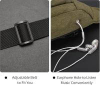 Riñonera PARA LA girdle, Bolsa para pasear Perros con cinturón ajustable, ideal para Viajes, Deporte al Aire Libre, Corre, senderismo, trotar, para Mujeres y hombres. - details 4