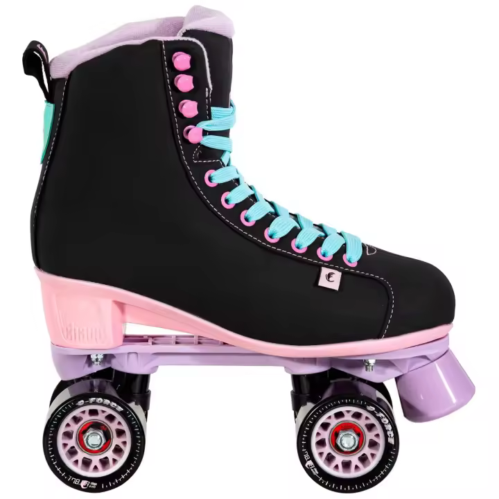 Patines en Línea Chaya Melrose Negro-Rosa para Bailar y Patinar Cómodamente - 1
