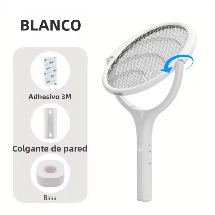 Portátil Asesino De Mosquitos Eléctrico Recargable Con Base De Pared Y Lámpara Automática De Atracción De Mosquitos - 1