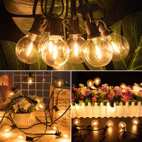 Cadenas De Luces LED G40 Para Exteriores 7.6M/20M Inalámbricas Resistentes Al Choque Para Decoración De Jardín Patio Porche - details 7