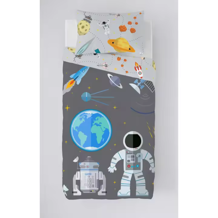 FUNDA NÓRDICA INFANTIL 100% ALGODÓN BERTO COOL KIDS FABRICADO EN ESPAÑA - 1