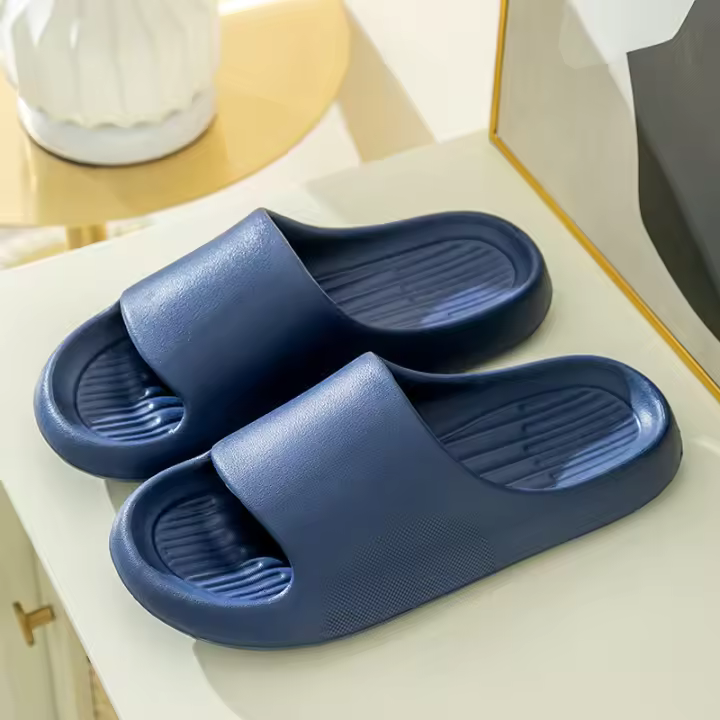 Pantuflas De Verano Para Hombres Tallas Grandes 47 48 50 EVA Cómodas Para Interior Baño Dormitorio Sandalias Planas Antideslizantes - 1