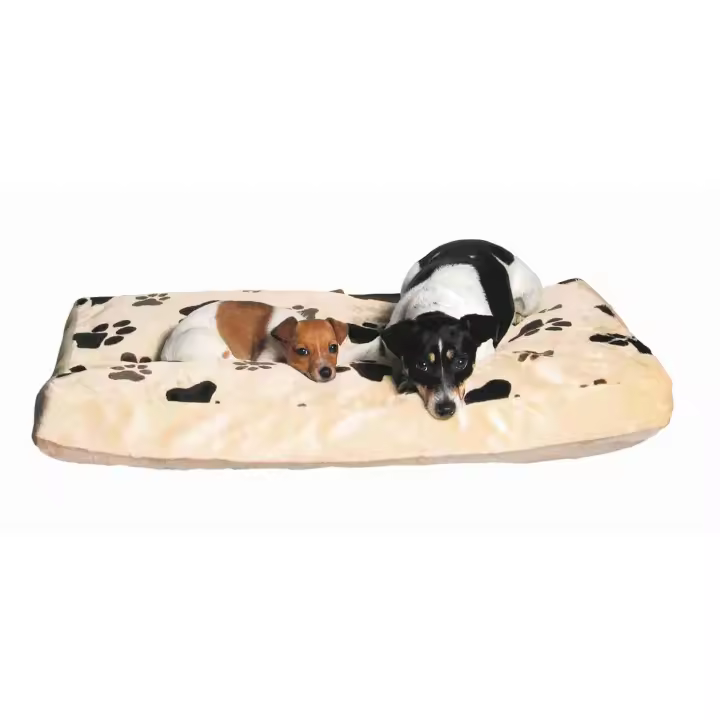 Trixie Cojín para Perros Joey - Funda de Felpa Suave y Cómodo con Relleno de Fibra de Poliéster y Base Negra - 1